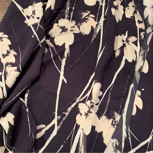 ZARA Floral Blazer with Front Ties - Picture 3 of 5
